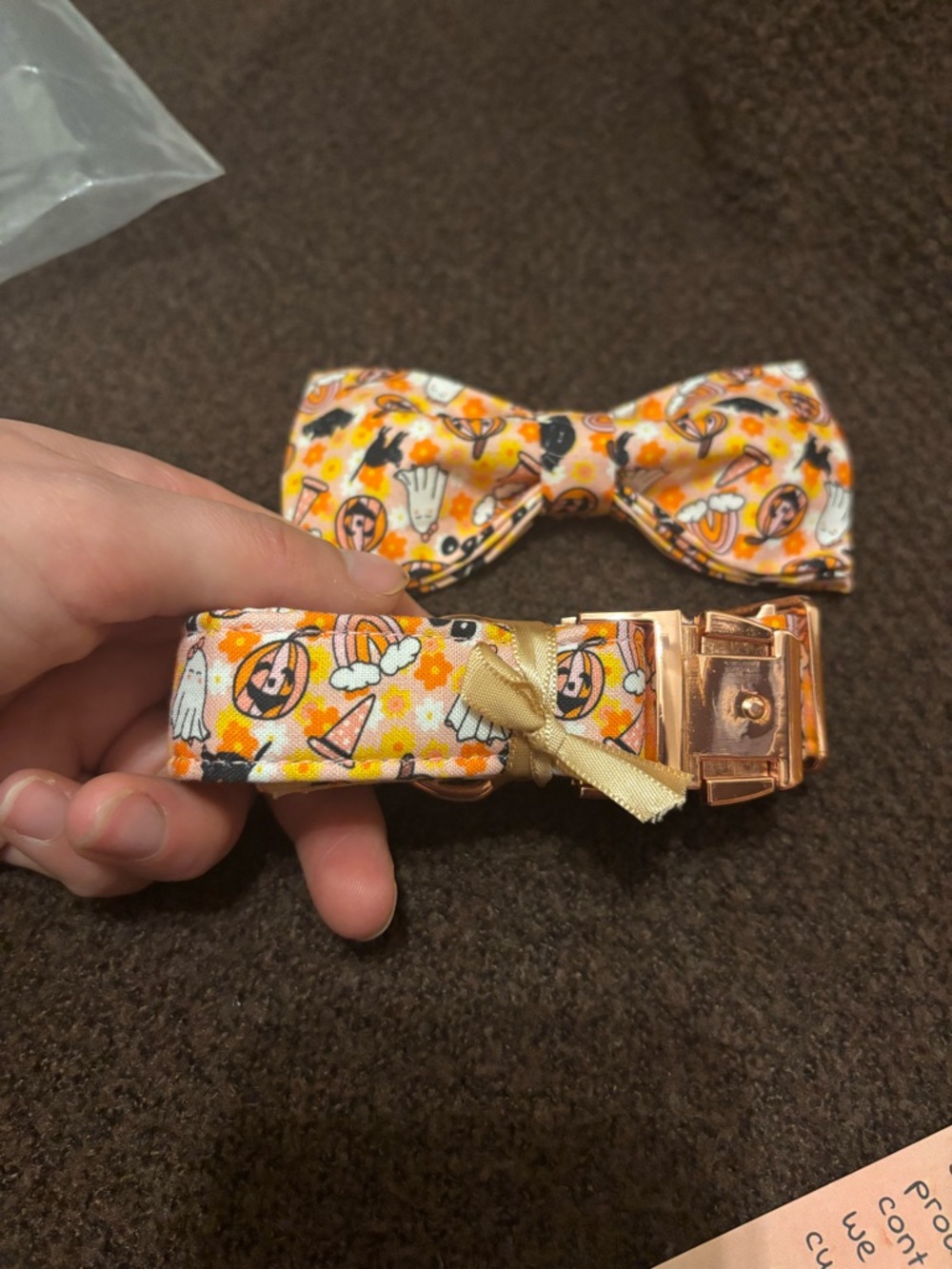 XS Halloween Dog Collar